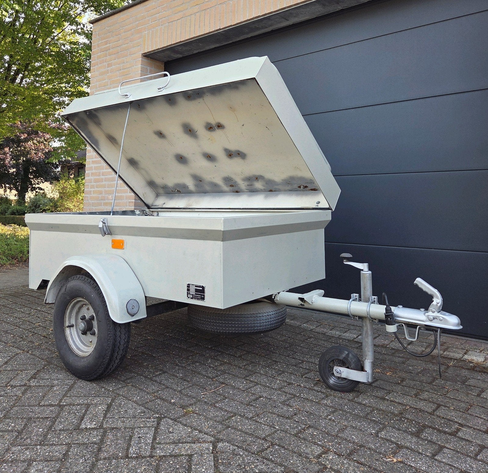SARIS Bagagewagen | Laadklep | Reservewiel, Auto diversen, Aanhangers en Bagagewagens, Ophalen