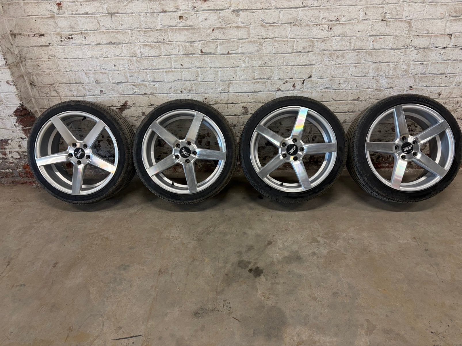 4 JANTES 18” 5x112 + PNEUS 225/40 R18 – AUDI A3 8P, Auto-onderdelen, Ophalen, 18 inch, Band(en)