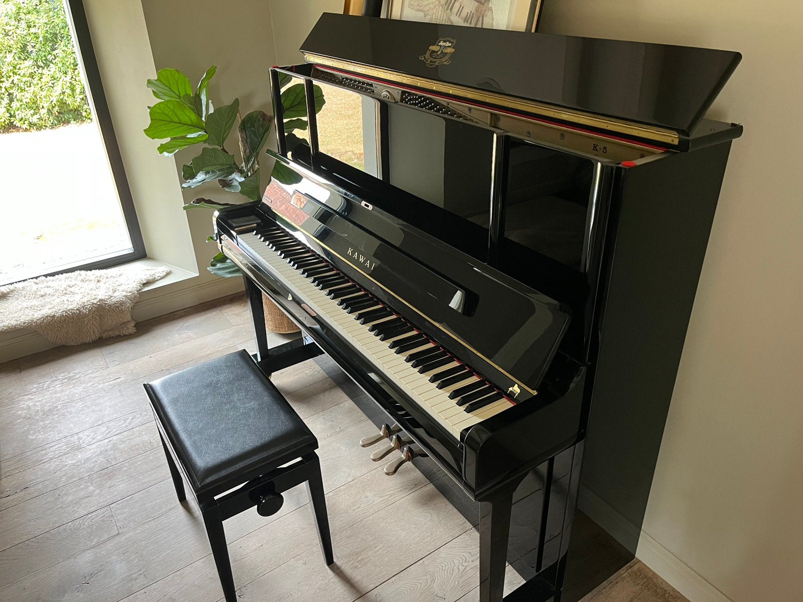 Kawai K-5 piano, Ophalen, Zo goed als nieuw, Piano