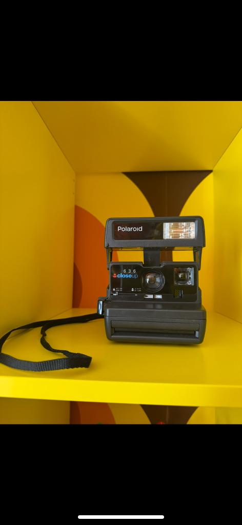 vintage Polaroid 636 Closeup instantcamera, Ophalen, Gebruikt, Polaroid, Polaroid