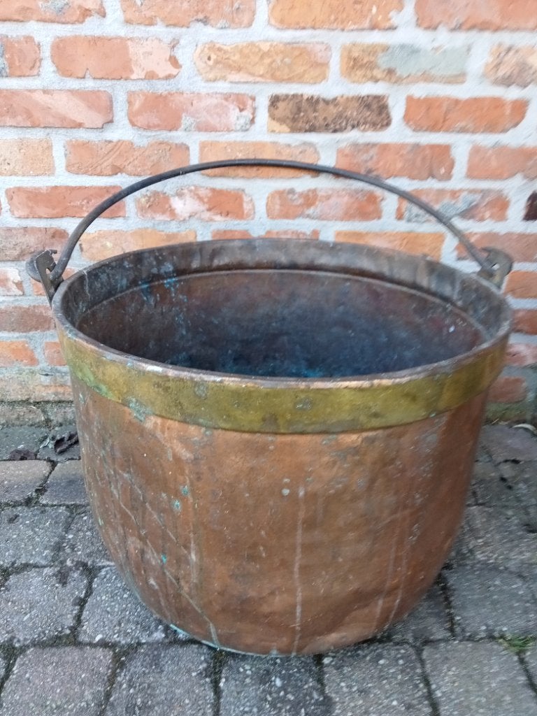 Koperen ketel,ketel,rood koperen ketel, Ophalen, Koper