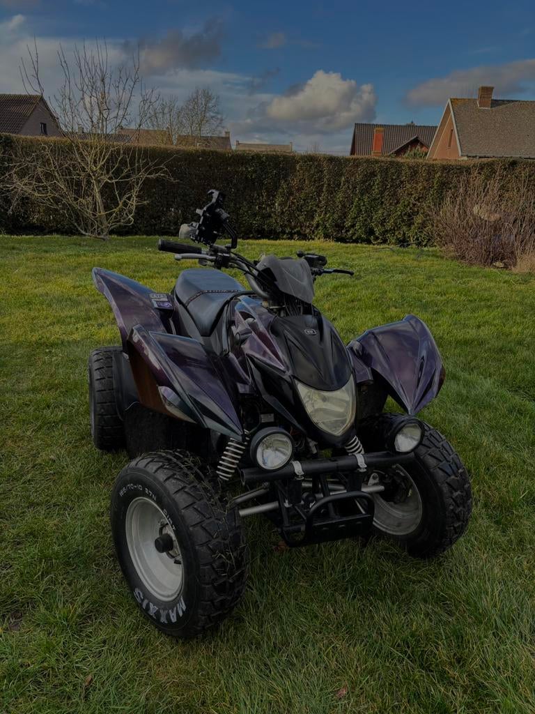 Zeldzame 2t quad - B klasse, Fietsen en Brommers, Brommers | Overige merken, Ophalen of Verzenden, Gebruikt, Klasse B (45 km/u)