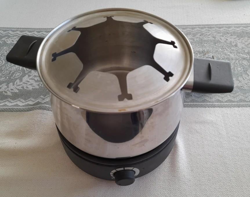 Fonduetoestel, Electroménager, Fondue, Enlèvement ou Envoi, Comme neuf, Électrique, Poêle à fondue