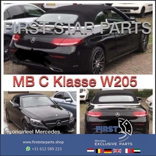 C205 compleet Cabriodak Mercedes C Klasse 2018 zwart dak 205, Auto-onderdelen, Gebruikt, -, Ophalen of Verzenden, -