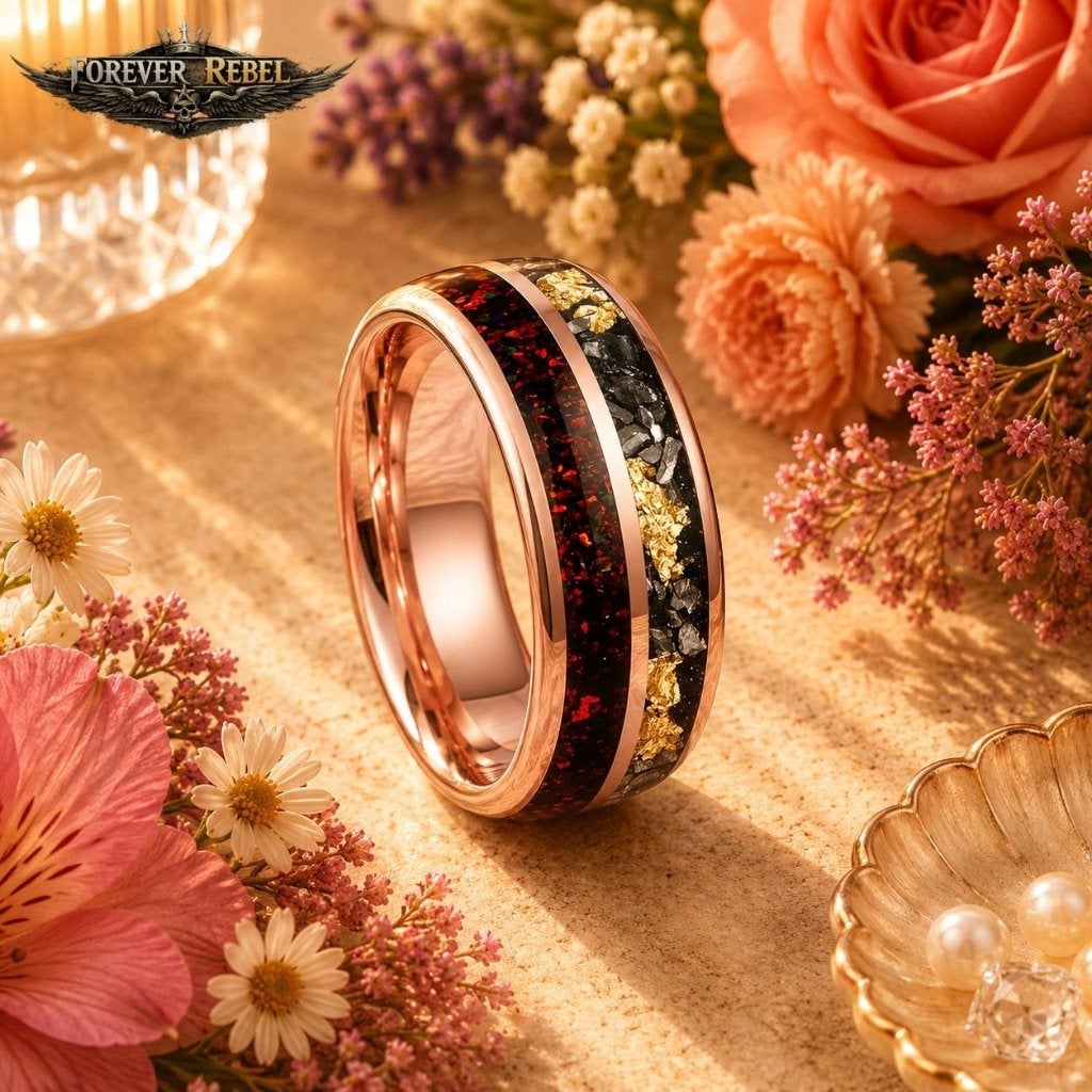 Wolfraam Trouwringen - Valtor Flame Rosé goud Diverse Maten, Neuf, Autres couleurs, Femme ou Homme, Envoi