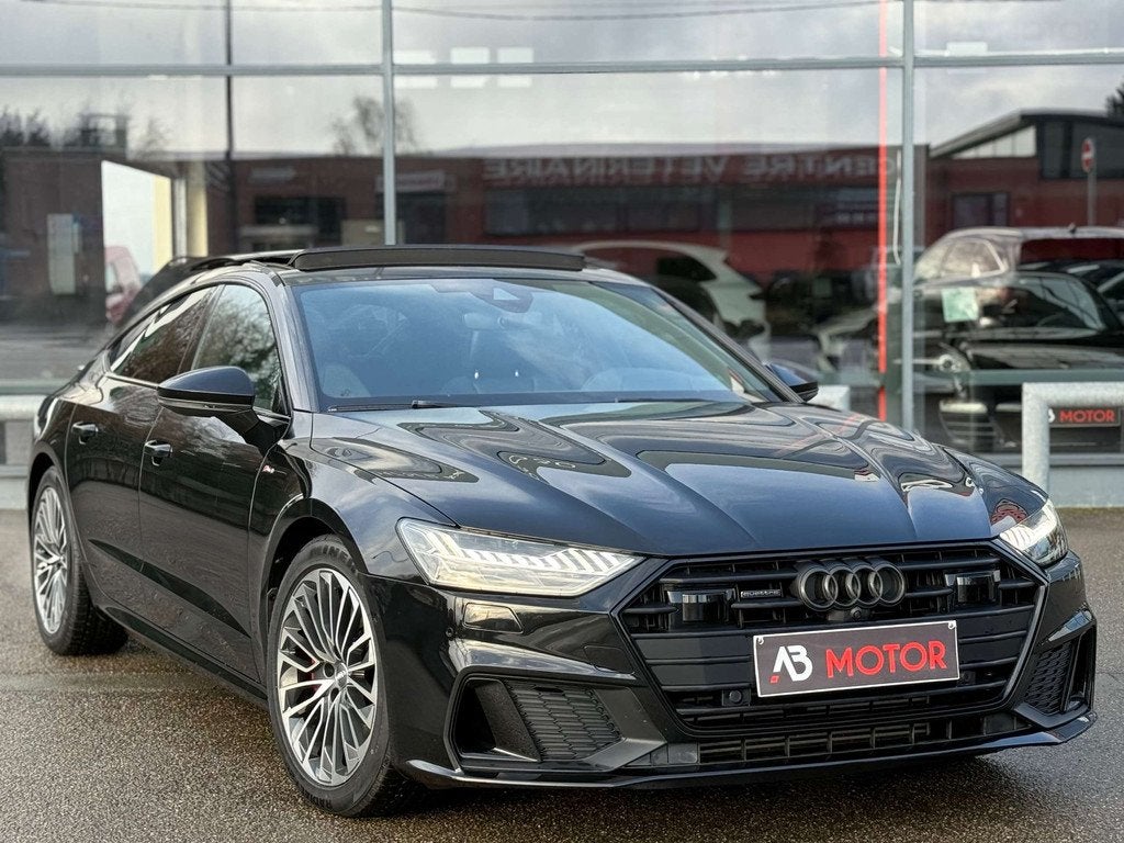 Audi A7 PHEV 55 TFSI e Quattro S tronic S LiNE PANO CAMERA, Autos, Euro 6, Entreprise, Noir, 5 portes