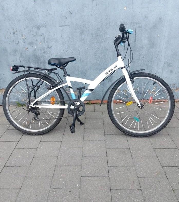 24 inch fiets jongensfiets/meisjesfiets, Fietsen en Brommers, Fietsen | Meisjes, Ophalen, 24 inch, Velgrem, Versnellingen