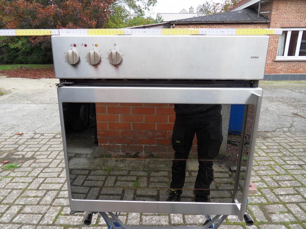 Atag inbouwoven, Gebruikt, Oven, Hete lucht, Inbouw