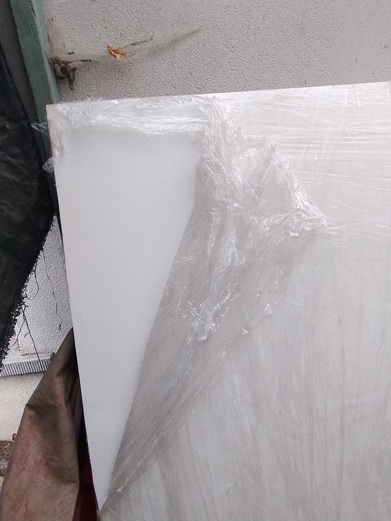witte plaat solid surface, Ophalen, Nieuw