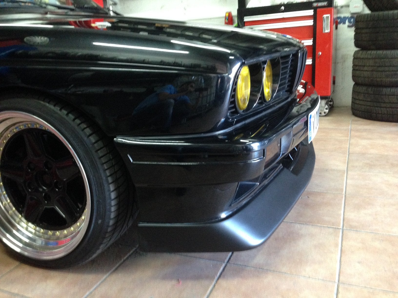 BMW E30 M3 Evo2 Cecotto voorspoiler - Origineel Plastyflex, Ophalen of Verzenden