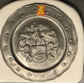Groot Antiek tinnen bord, Antiek en Kunst, Antiek | Tin, Ophalen