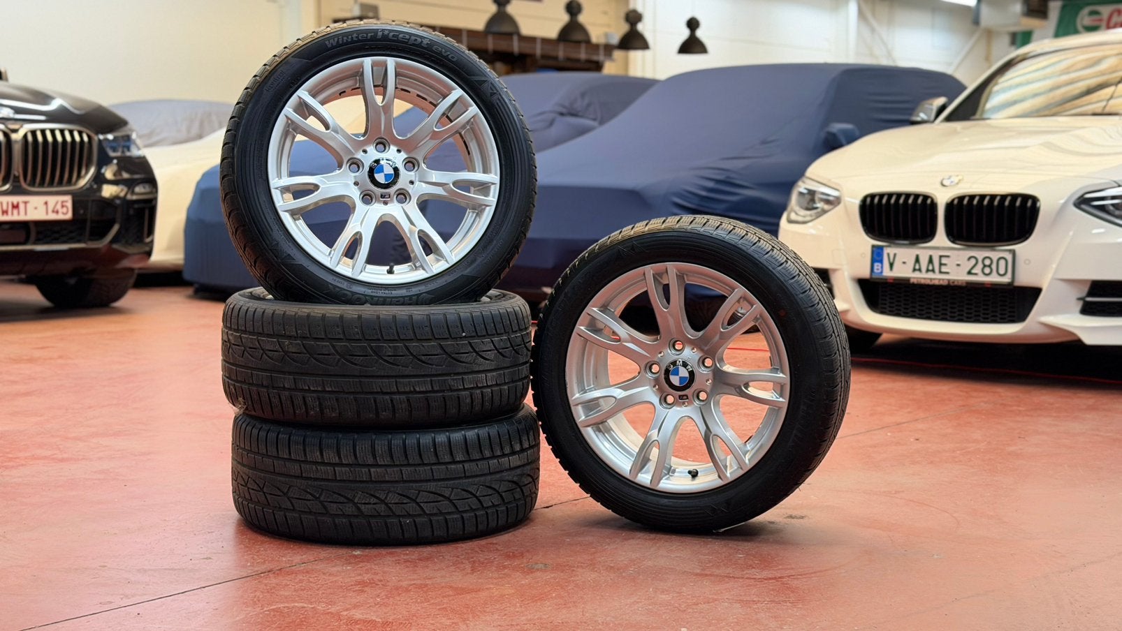 BMW X1 E84 M Sport style 354 winterset, Ophalen, Gebruikt, Banden en Velgen, 17 inch