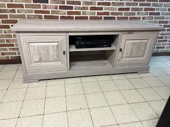 TV meubel, Huis en Inrichting, Kasten |Televisiemeubels, Ophalen, Landelijk modern, 150 tot 200 cm, Zo goed als nieuw