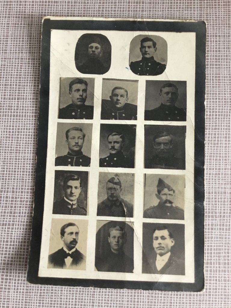 Les soldats tombés au combat à Maarke-Kerkem  Maarkedal WOI, Collections, Enlèvement ou Envoi, Image pieuse