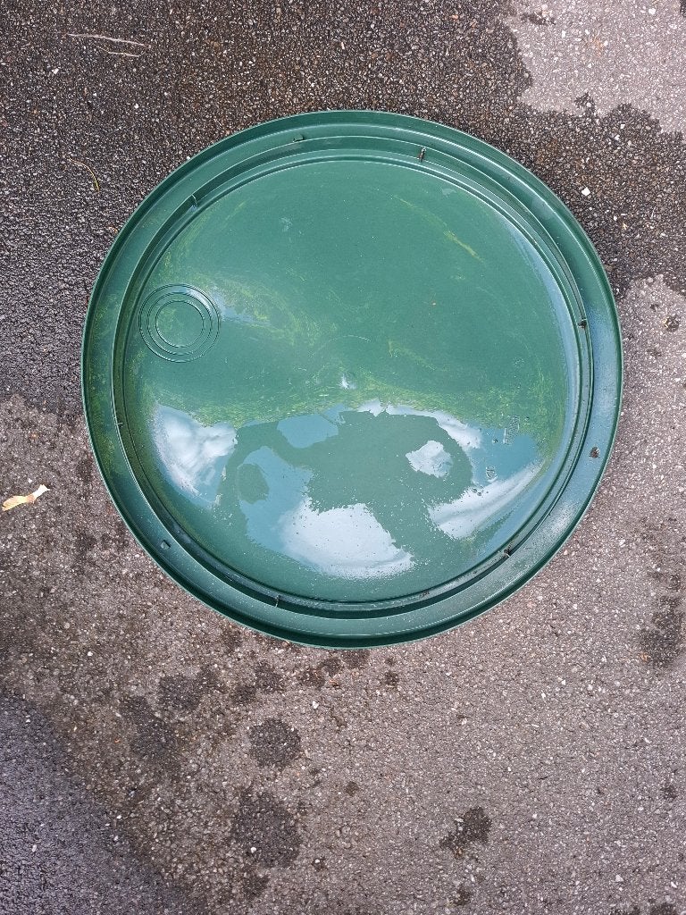 Couvercle pour tonneau, Jardin & Terrasse, Enlèvement, Utilisé, Autres matériaux