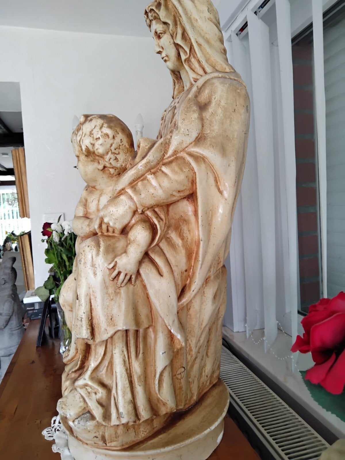 Michelangelo maria met kind, Antiek en Kunst, Ophalen