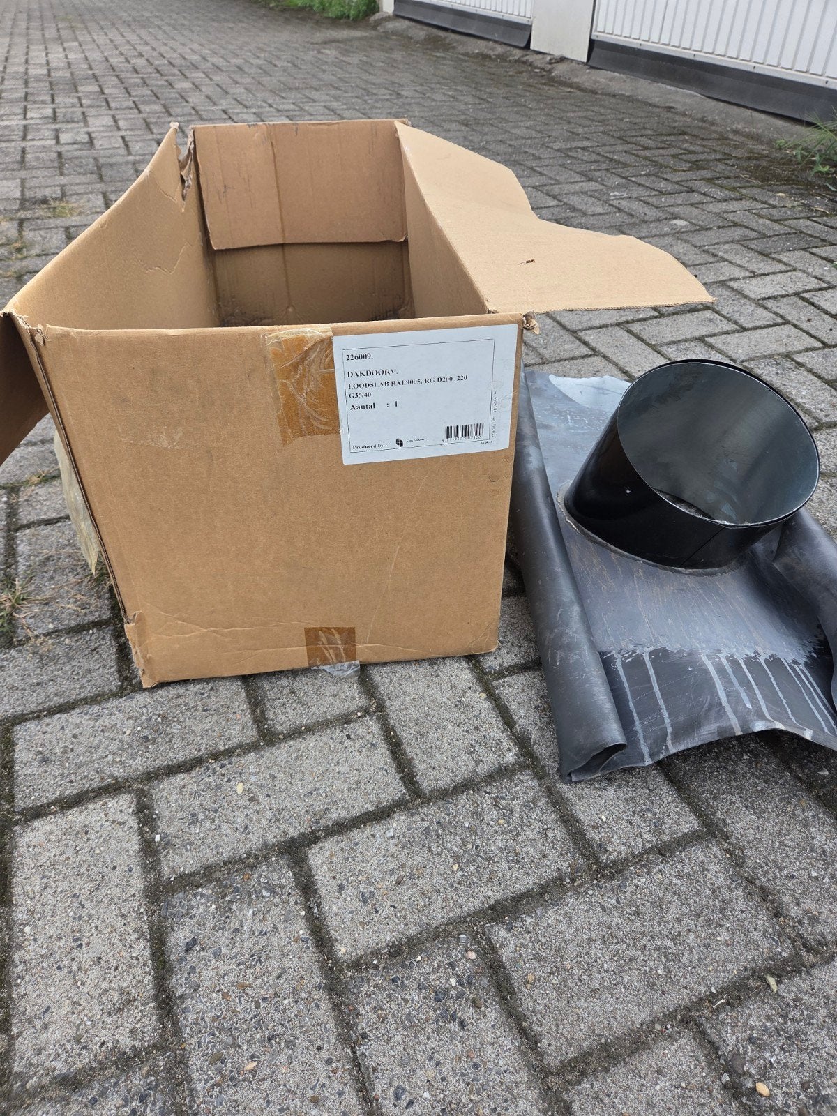 dakdoorvoer met lood, Ophalen of Verzenden