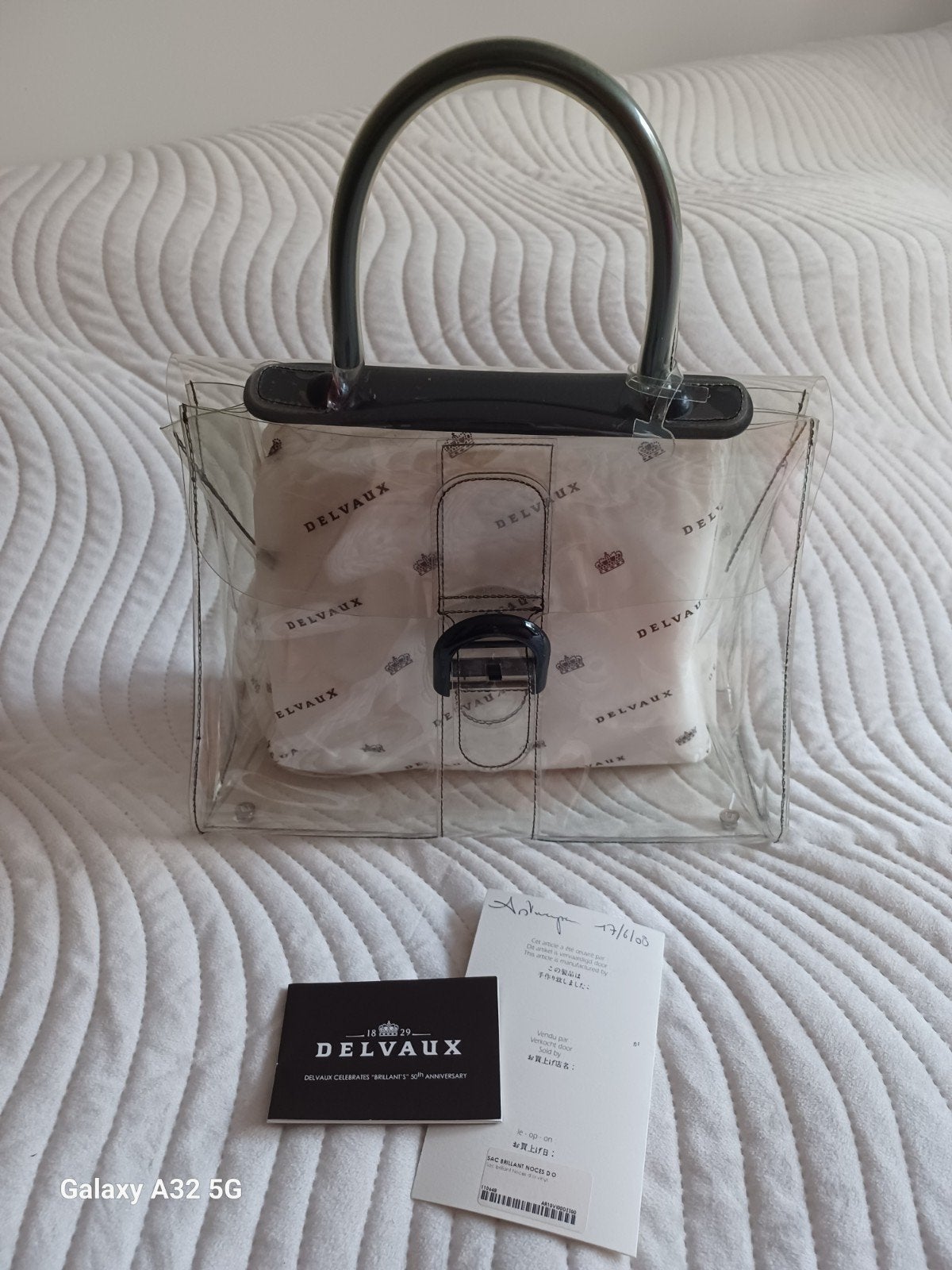 DELVAUX Sac BRILLANT Noces d'or ed limitée siglé, Bijoux, Sacs & Beauté, Envoi