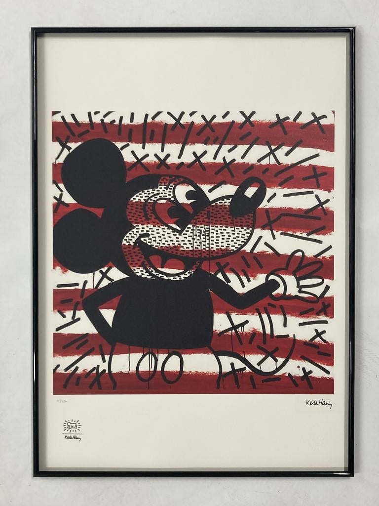 Keith Haring: lithografie op groot formaat, Ophalen of Verzenden
