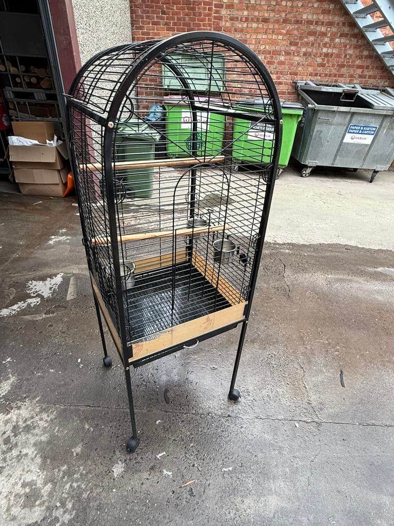 Vogel kooi, Ophalen, Zo goed als nieuw, Aluminium, Vogelkooi