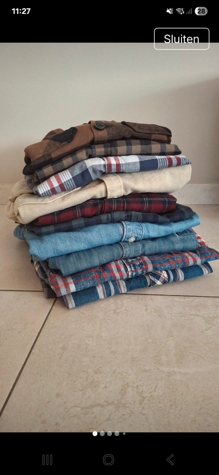 bundel van 10 herenhemden, Vêtements | Hommes, Packs de vêtements pour hommes, Enlèvement ou Envoi, Porté, Taille 46 (S) ou plus petite