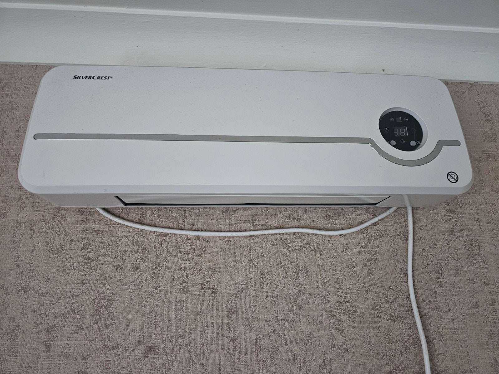 Elektrische wandverwarming Silvercrest 2000W met afstandsbed, Ophalen