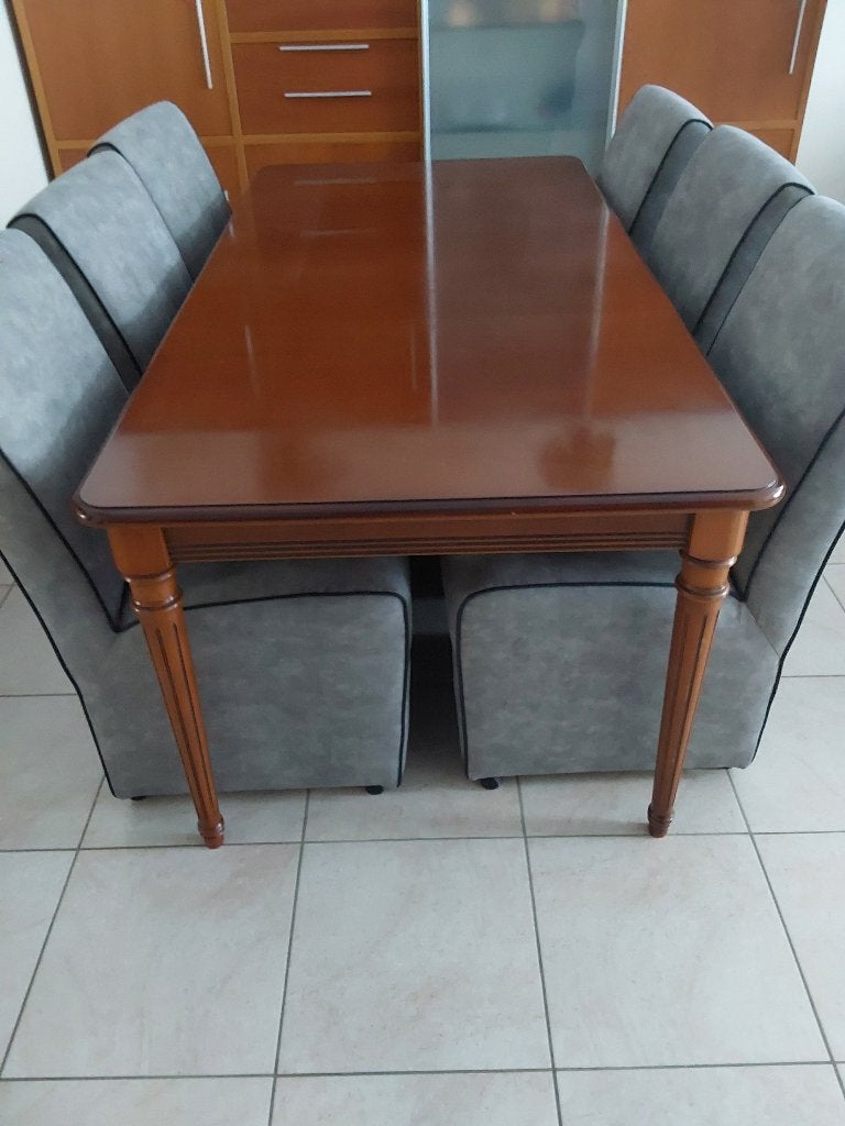 eeetkamertafel voor 6 pers. zonder stoelen, Huis en Inrichting, Tafels | Eettafels, Ophalen, Gebruikt, 50 tot 100 cm, Landelijk