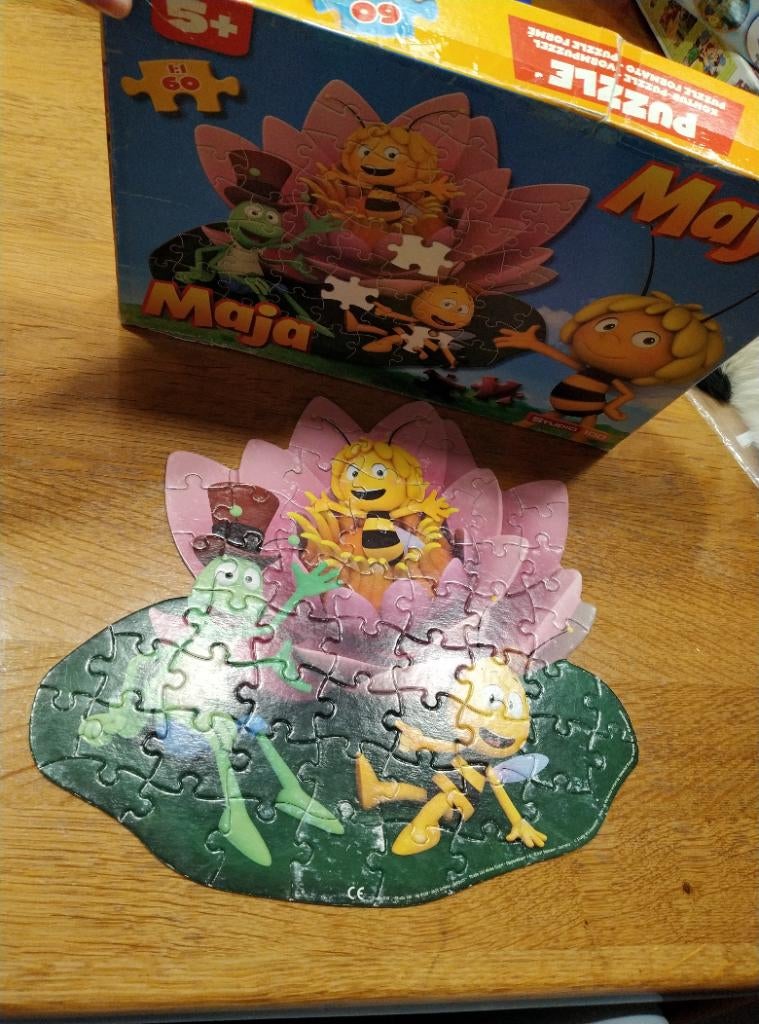Maya de bij puzzel, Kinderen en Baby's, Ophalen, Meer dan 50 stukjes, Gebruikt, 4 tot 6 jaar