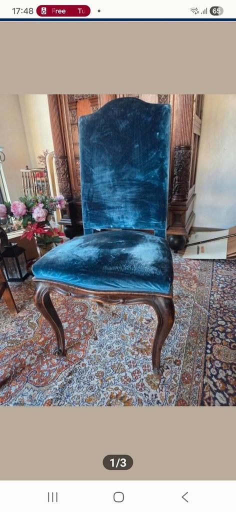6 chaises anciennes pour 150 euros, Enlèvement