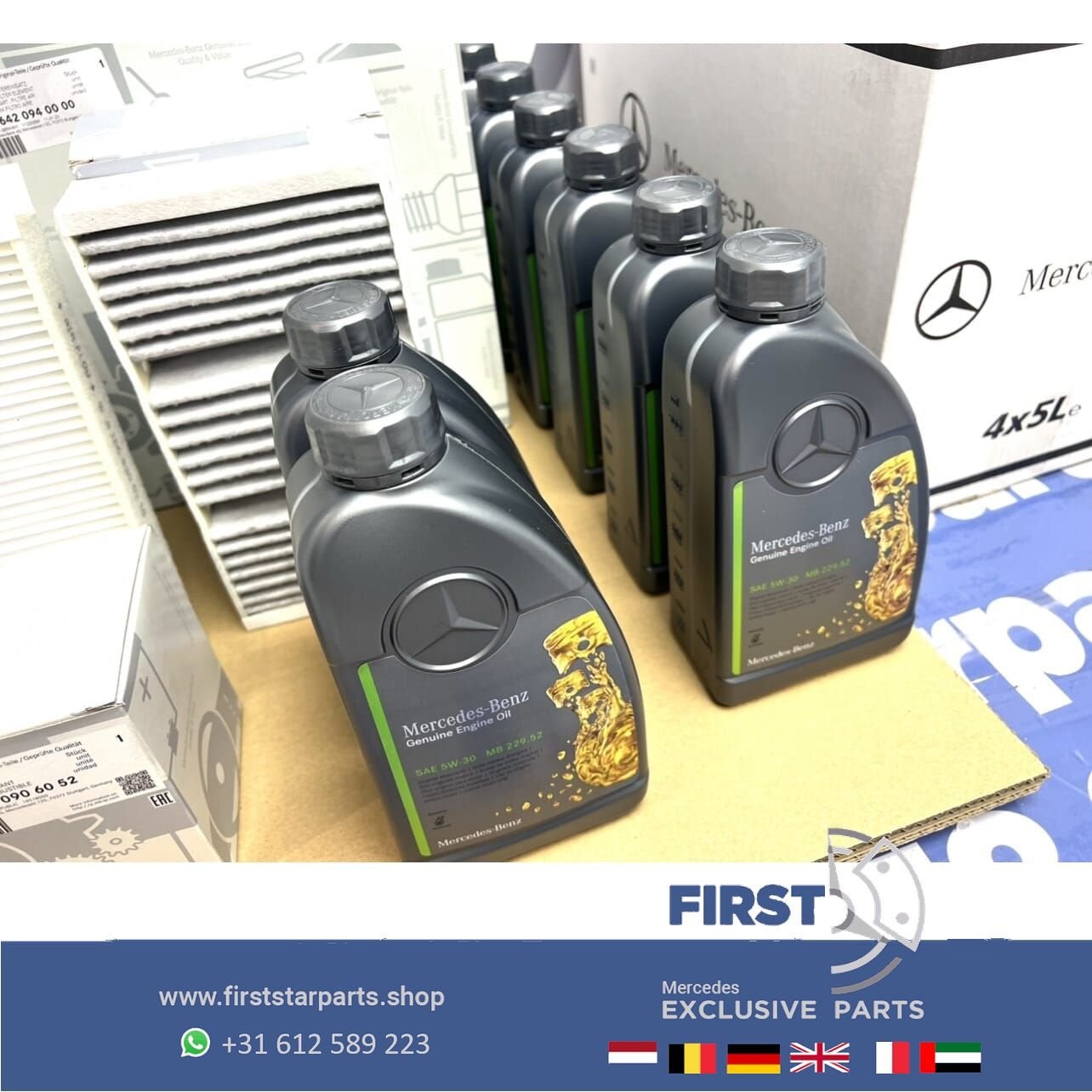 Mercedes OLIE + FILTER SET A B C CLA CLS CL E G GL GLA GLC G, Auto-onderdelen, Gebruikt, -, Ophalen of Verzenden, -