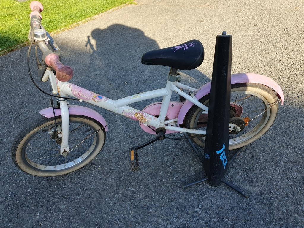 Plusieurs Velos enfant 14', fille 16' decathlon 10 eur/pce, Vélos & Vélomoteurs, B-Twin Decathlon, Frein sur jante, 16 à 20 pouces
