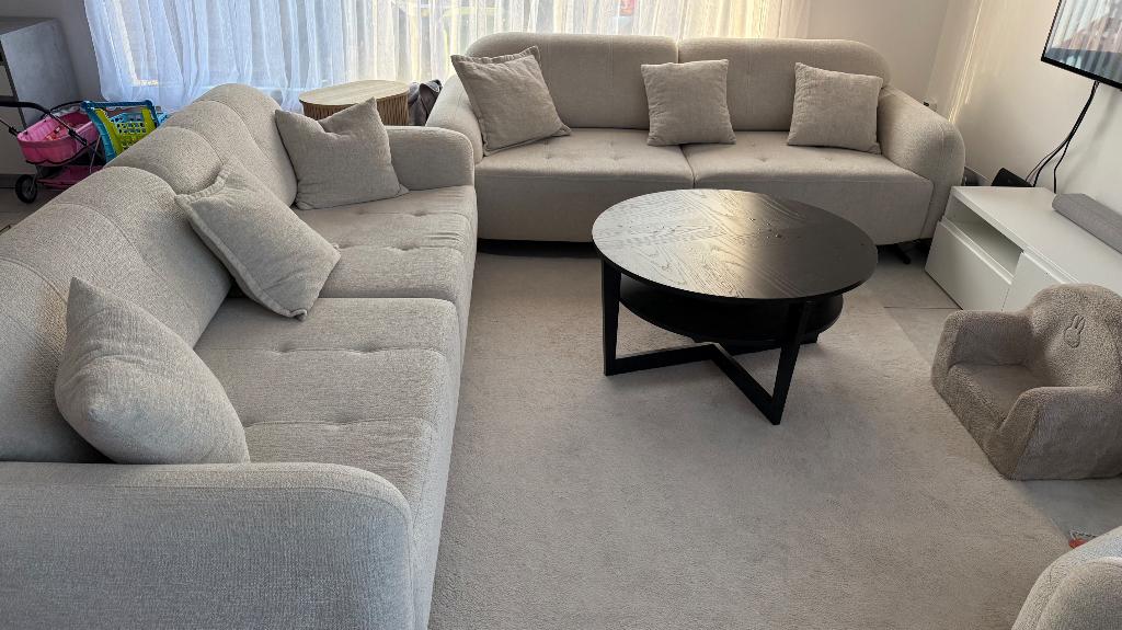 Zetels set, Huis en Inrichting, Zetels | Zetels, Ophalen, Gebruikt, 75 tot 100 cm, Rechte bank