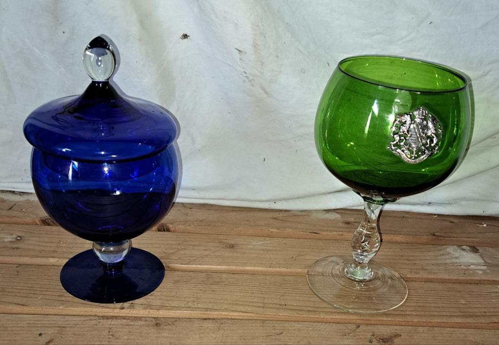 Coups glaswerk glazen coups decoratie, Ophalen