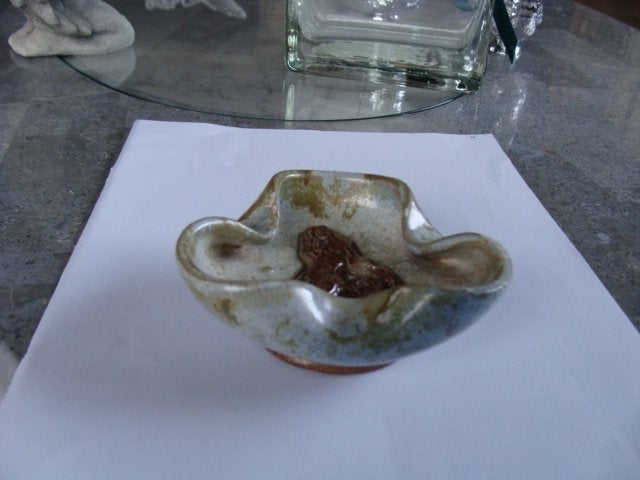 choix cendriers Guérin, poterie Bouffioulx et cuivre vintage, Enlèvement, Neuf, Cendrier