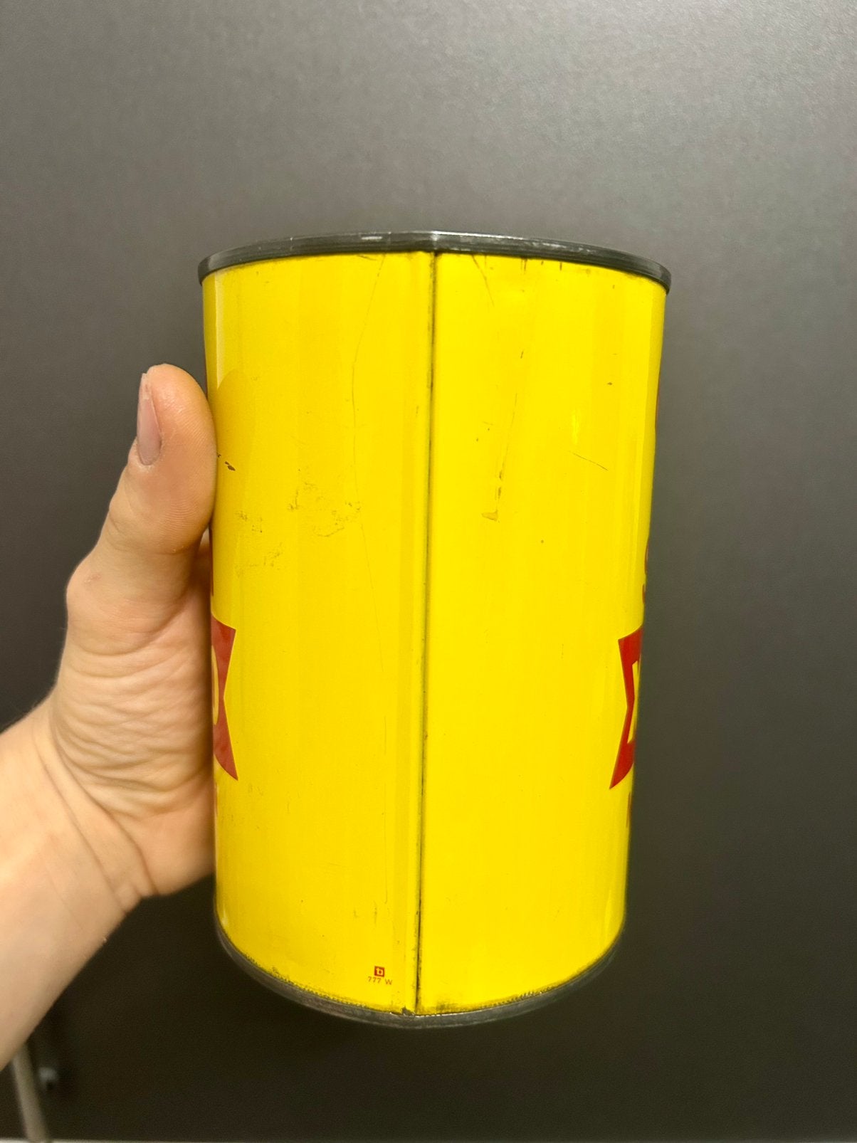 Olieblik olie blik oliekan vintage Shell x100, Verzamelen, Ophalen of Verzenden, Zo goed als nieuw