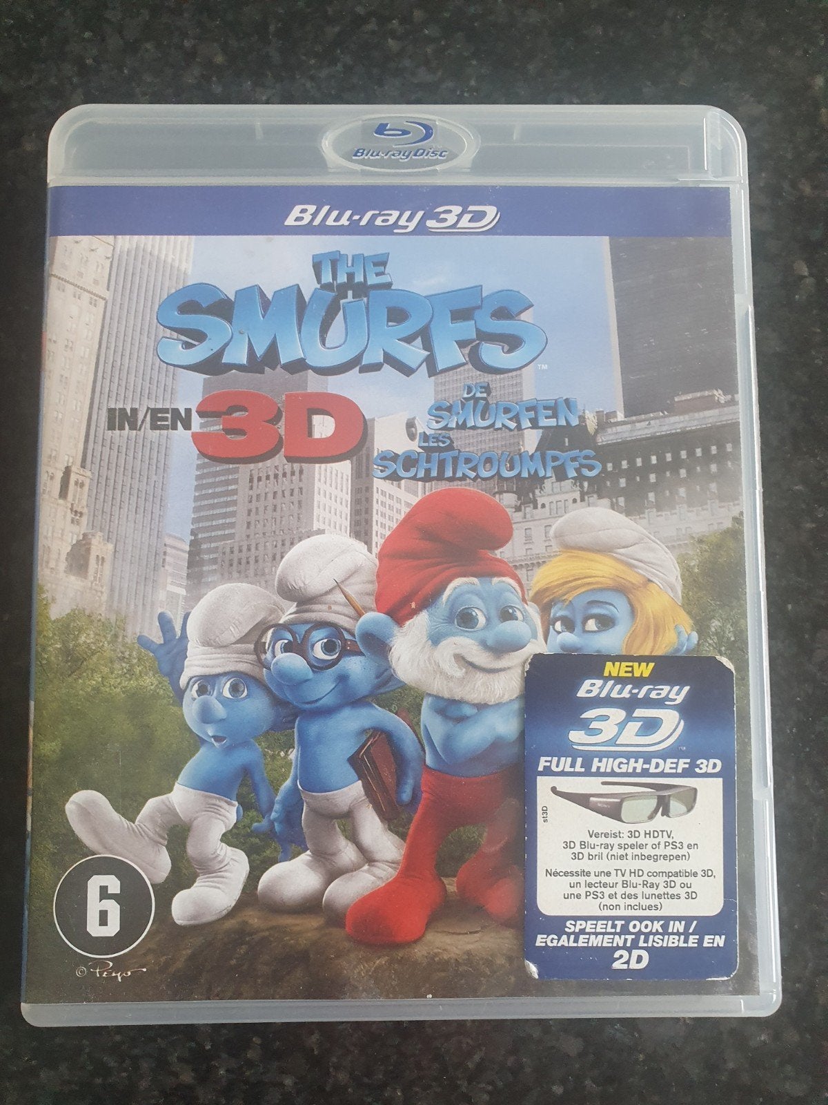 Les Schtroumpfs 3D blu ray NL FR, CD & DVD, Enlèvement ou Envoi