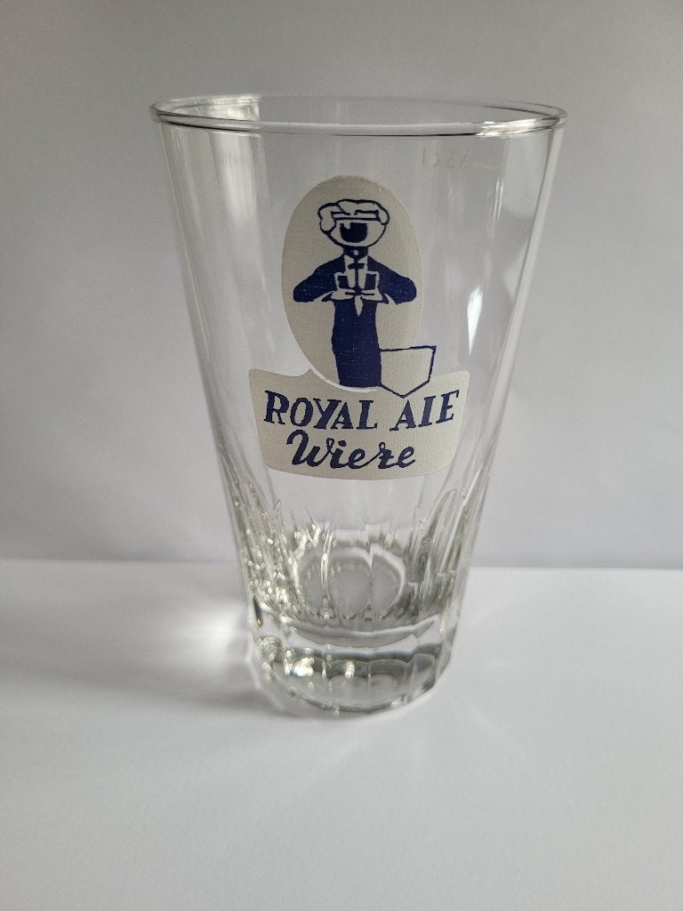 ancien verre à bière royal ale wieze, Enlèvement ou Envoi, Utilisé, Verre ou Verres, Autres marques