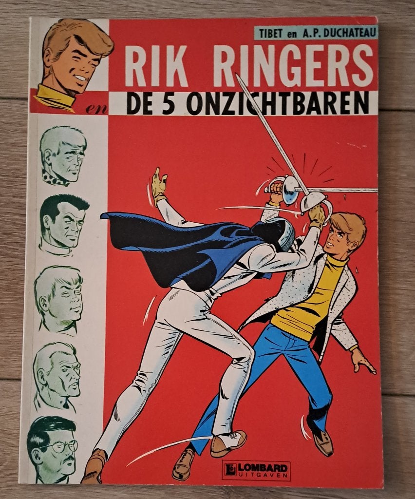 10 - Rik Ringers en de 5 Onzichtbaren, Enlèvement ou Envoi, Une BD, Tibet & A.P. Duchâteau, Utilisé