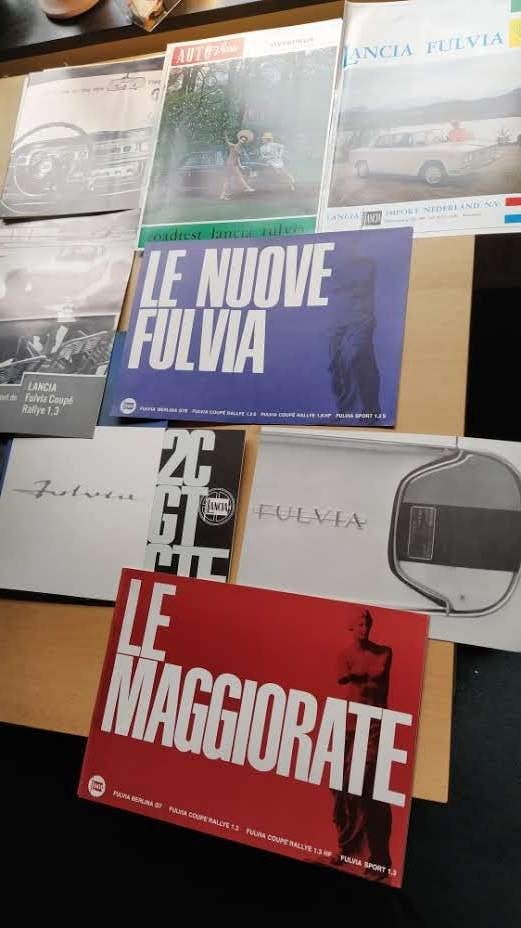 BROCHURES LANCIA FULVIA de 1965, Livres, Autos | Brochures & Magazines, Utilisé, Autres marques, Enlèvement ou Envoi