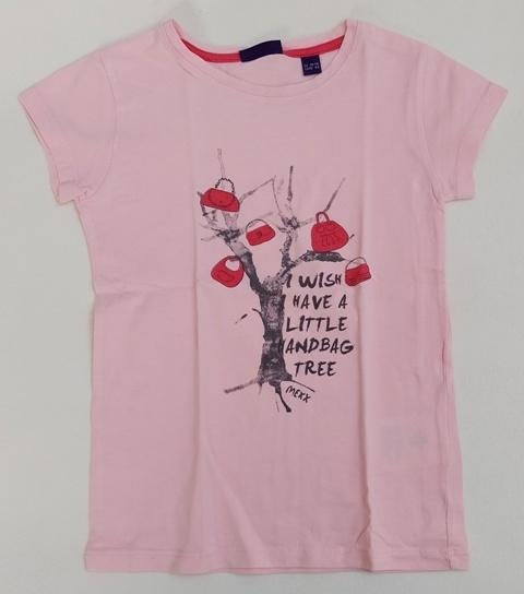 Lichtroze t-shirt van Mexx - maat 5 - 6 jaar, Kinderen en Baby's, Kinderkleding | Maat 110, Mexx, Meisje, Ophalen of Verzenden