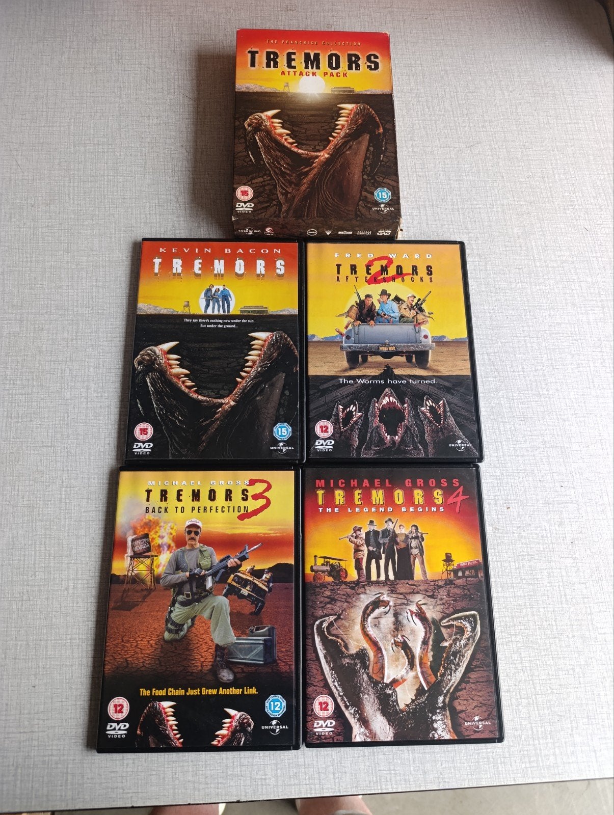 boîte DVD Tremors, Enlèvement ou Envoi