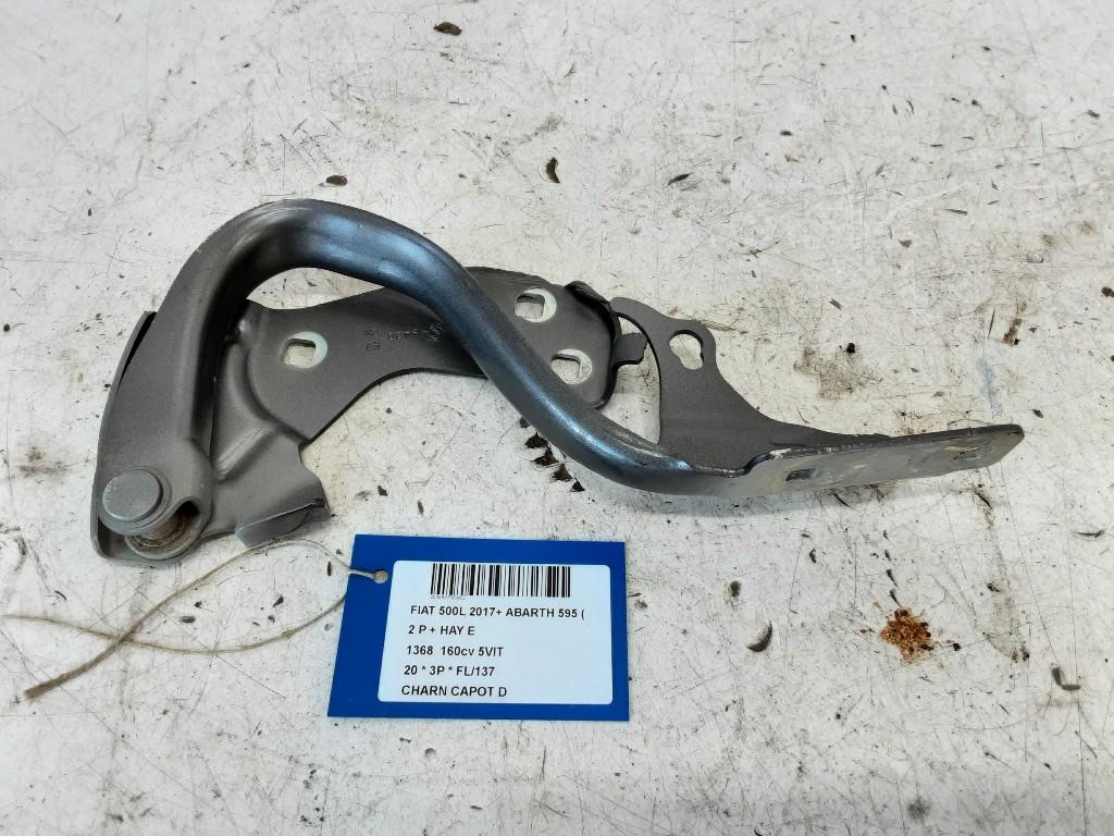 CHARNIERE DE CAPOT DROIT Abarth 500 / 595 / 695 (01-2008/-), Autos : Pièces & Accessoires, Autres pièces automobiles, Autres marques automobiles