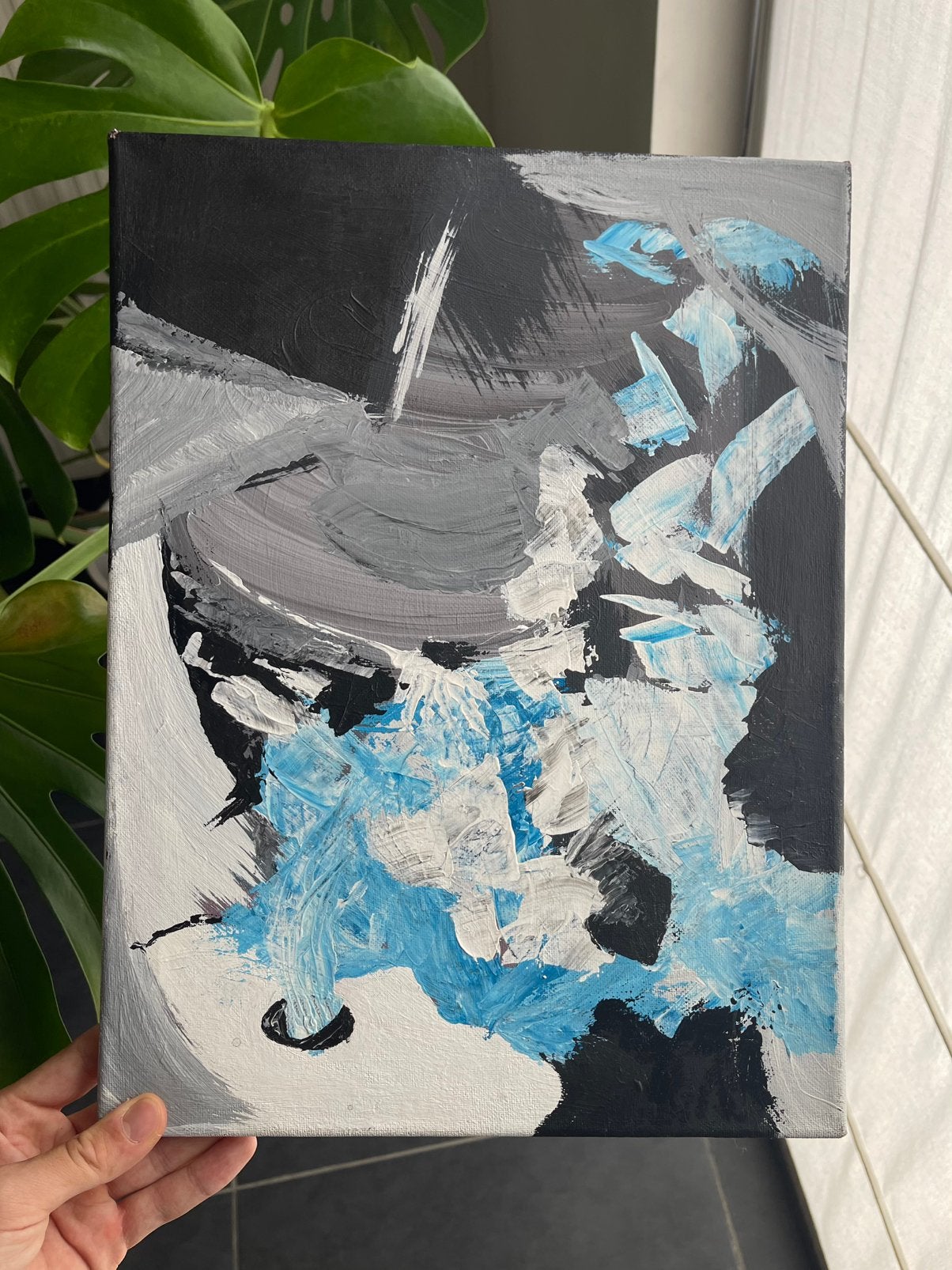 Zelfgemaakt schilderij op canvas, Ophalen of Verzenden