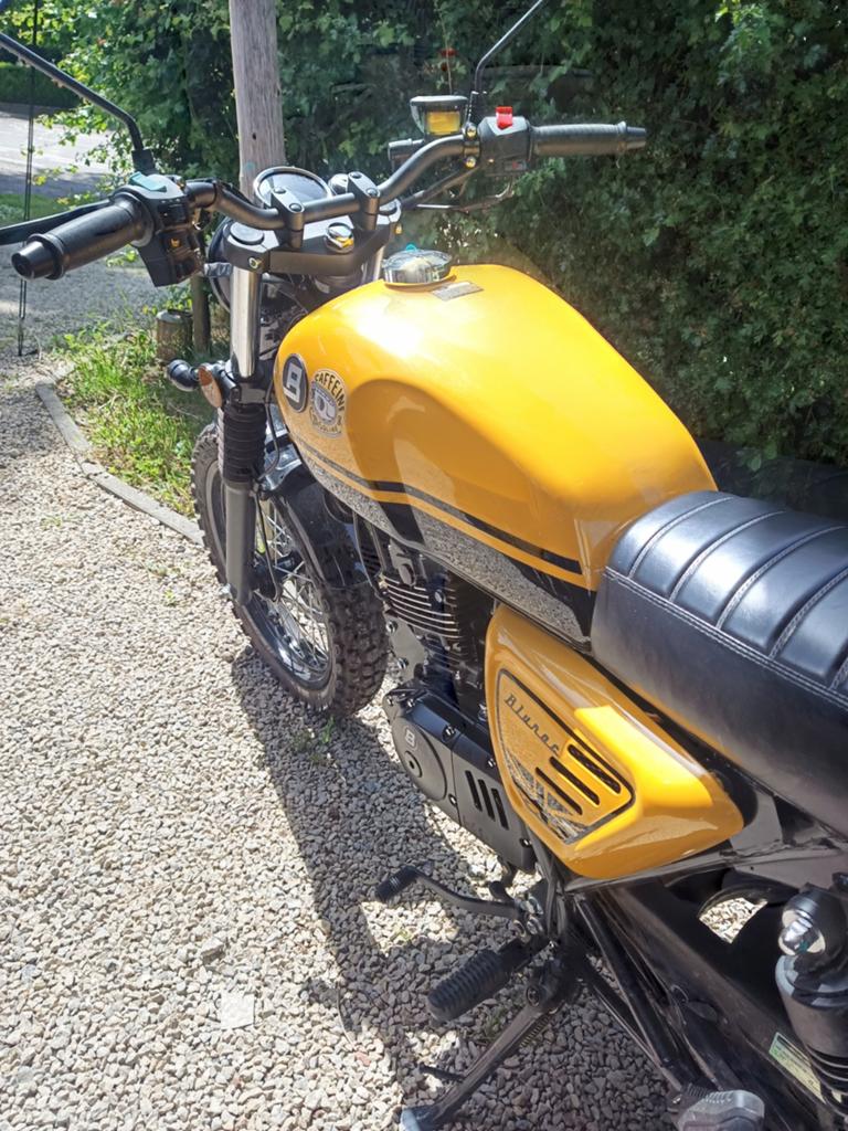 Retro Caferacer Bluroc Legende 125 cc, Ophalen