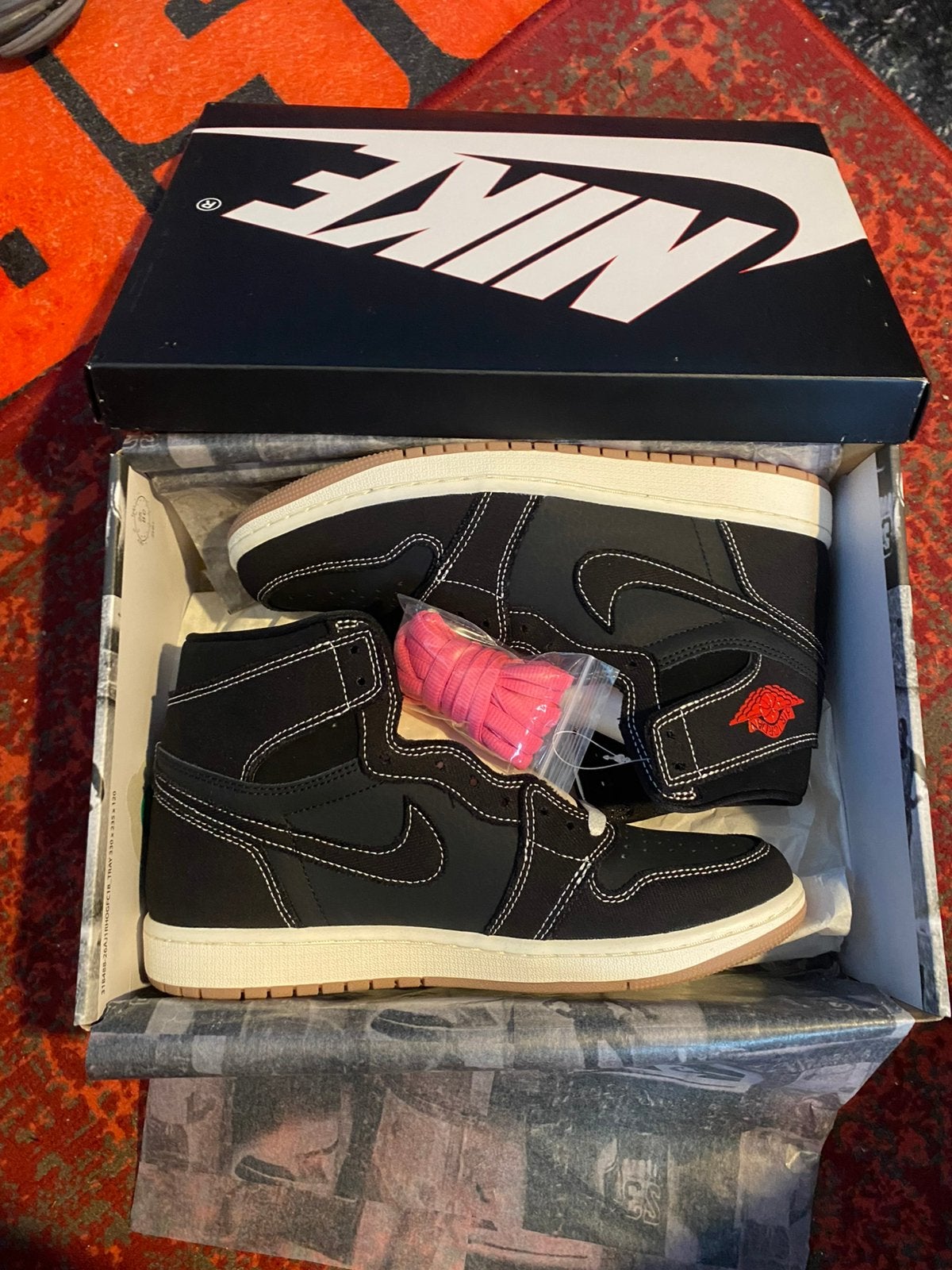 Air jordan 1 retro high OG flight club taille 43, Neuf, Enlèvement ou Envoi, Baskets, Noir