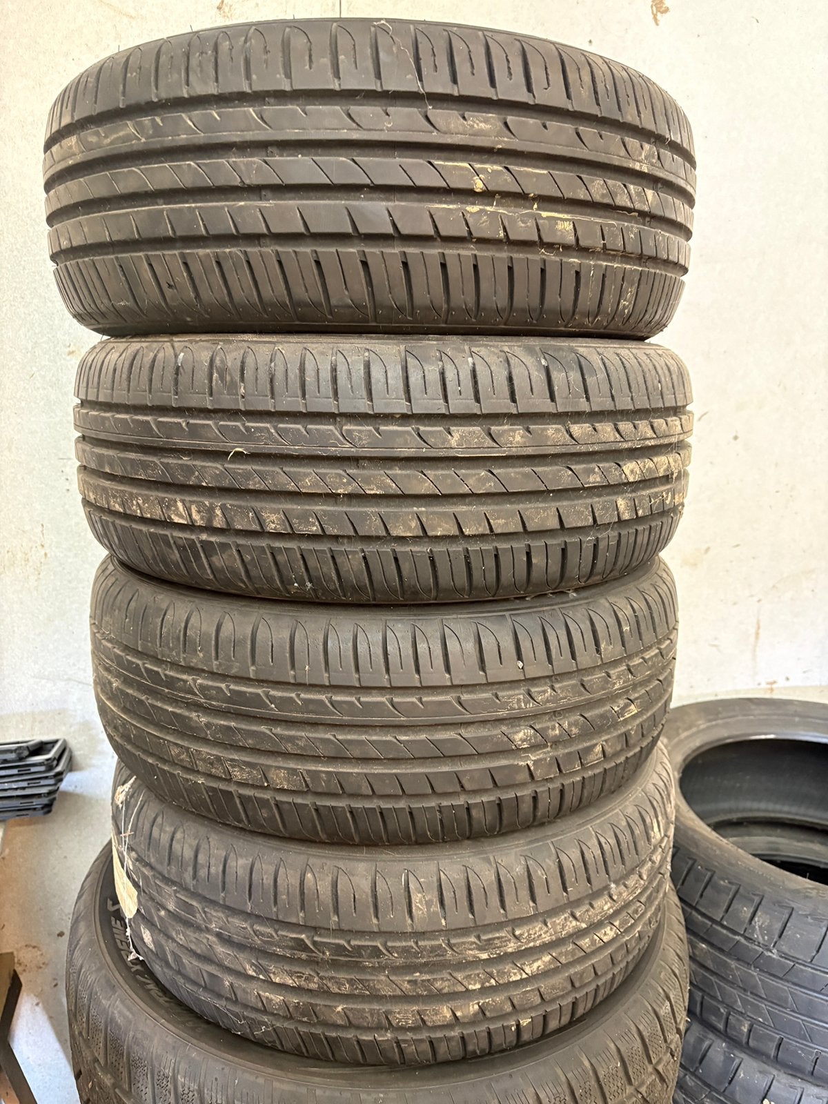 4 Hankook 185/55r15 82h-banden, Auto-onderdelen, Banden en Velgen, Ophalen, Gebruikt, 15 inch, 185 mm