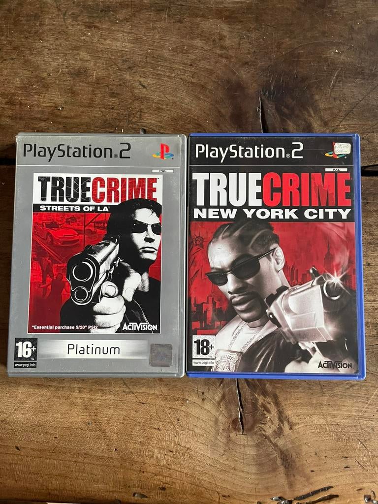 Lot PS2 True Crime, Games en Spelcomputers, Ophalen of Verzenden, Gebruikt