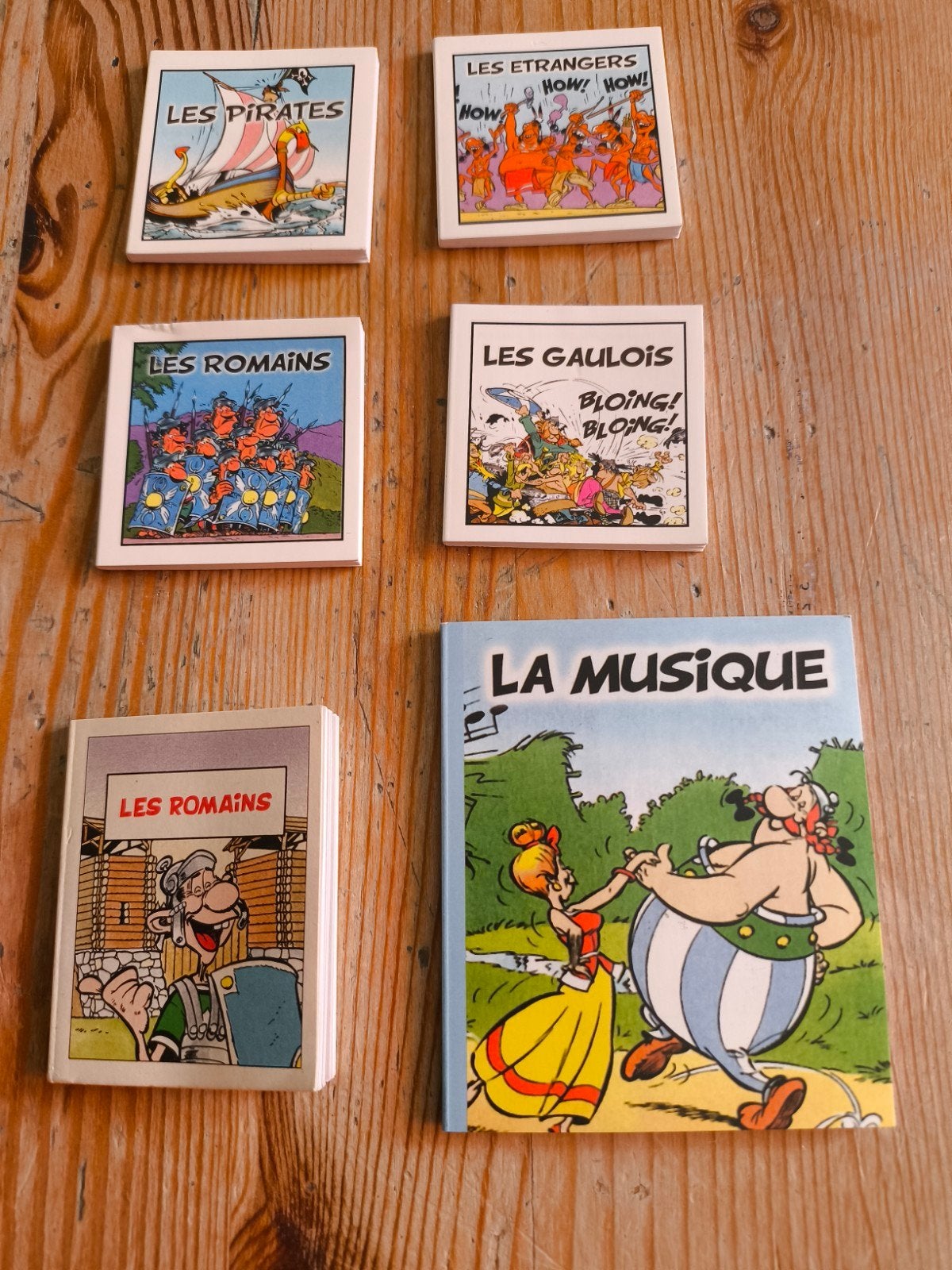 Astérix  Obélix:6 mini albums Kinder Nutella.État Neuf 1996., Enlèvement ou Envoi