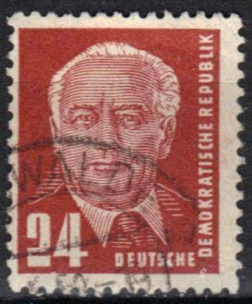 Allemagne RDA 1952-1953 - Yvert 71 - Président Pieck (ST), Envoi, RDA, Affranchi