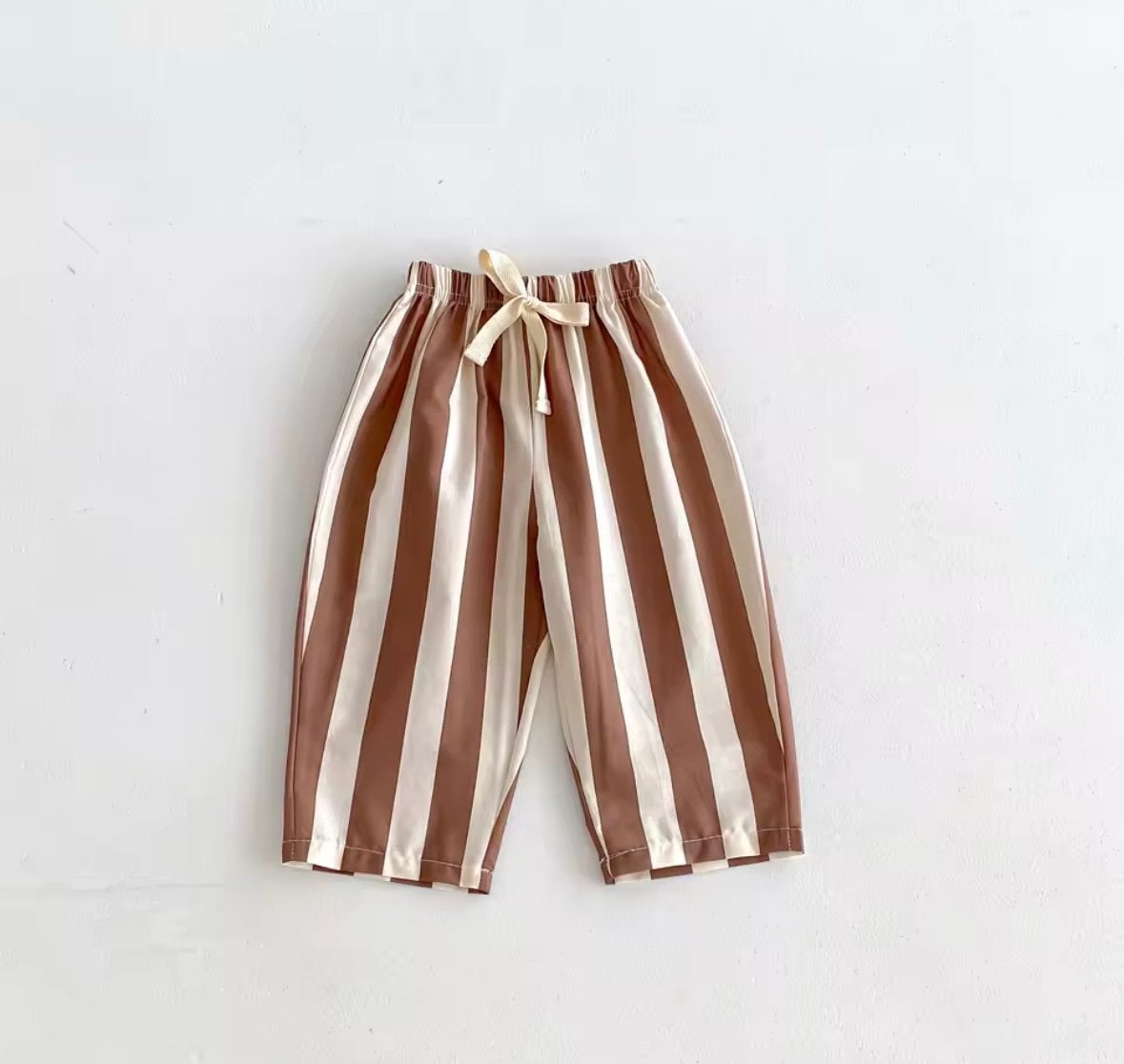 Gestreepte zomer broek 90 cm, Verzenden, Nieuw, Broek